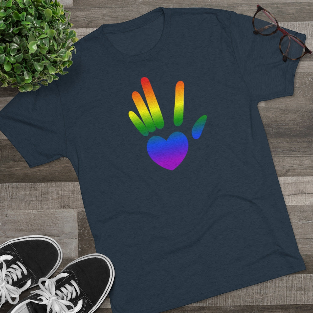 Rainbow Iconic Hand Crew Tee