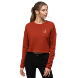 345 Abstract Crop Sweatshirt